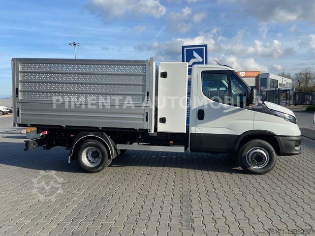 Driezijdige kipper bestelwagen IVECO Daily 70C18H 3SKIPPER KISTE ALUGITTER DIFF AHK