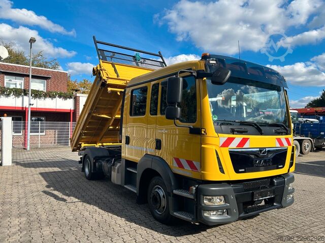 Three-way tipper van MAN 8.250 TGL DOKA MEILLER 3-SKipper 4x2