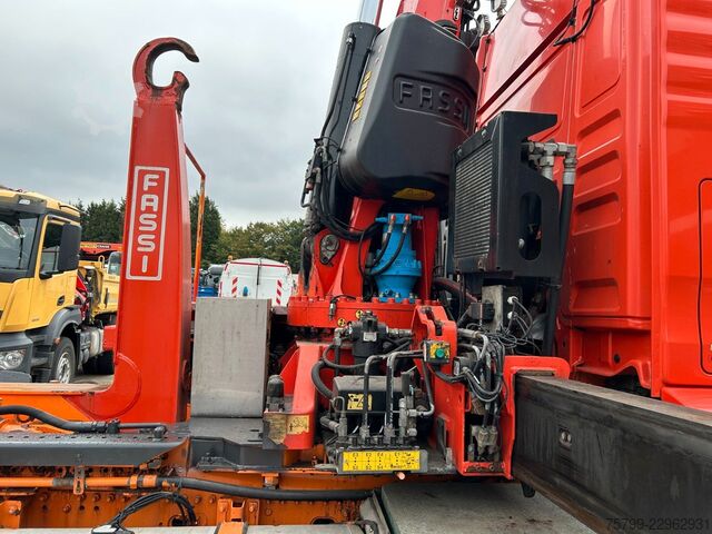 Truck mounted crane MAN 35.500 TGS Abroller mit Fassi F315RA.2.26 Kran
