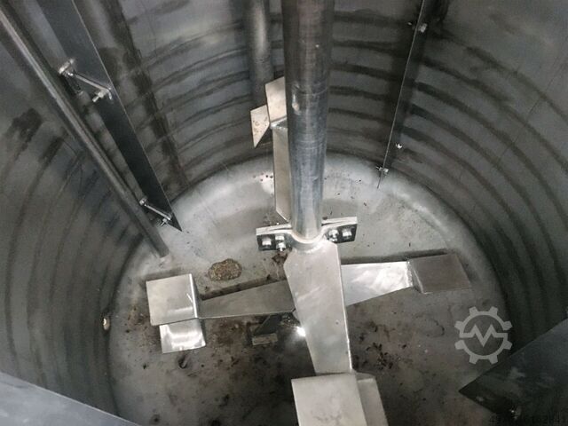 Doppelwandigen Mischbehälter kühlbar  550 liter 32u/min