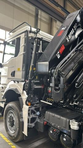 Dreiseitenkipper LKW MAN 33.520 6X6 BL NEU BORDMATIK 3 SEITEN KIPPER HIAB KRAN MIETKAUF MöGLICH