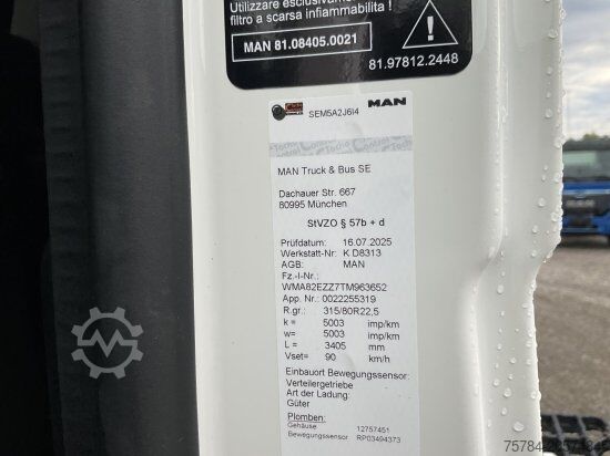 Třístranný sklápěč MAN 33.520 6X6 BL NEU BORDMATIK 3 SEITEN KIPPER HIAB KRAN MIETKAUF MöGLICH