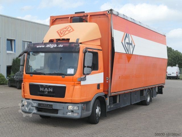 Italautó italáruszállító MAN 12.220 TGL BL, Wingliner, LBW, Klima, 7.200mm