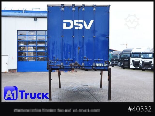 Caja intercambiable con toldo KRONE 7.45  BDF Wechselbrücke, Schiebeplane