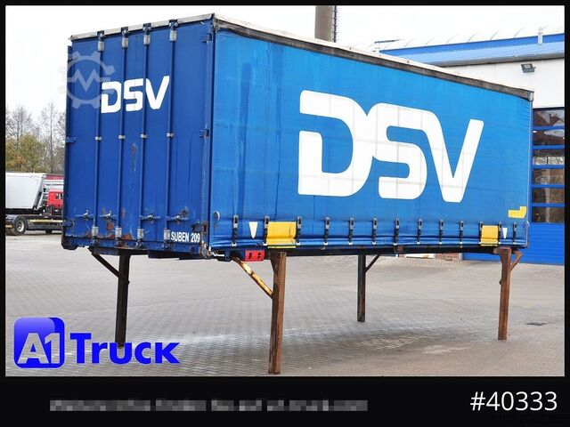 Caja intercambiable con toldo KRONE 7.45  BDF Wechselbrücke, Schiebeplane