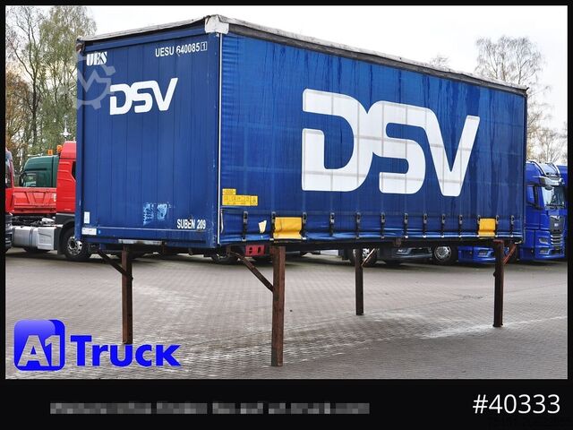 Caja intercambiable con toldo KRONE 7.45  BDF Wechselbrücke, Schiebeplane