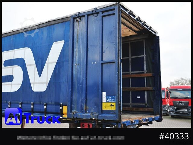 Caja intercambiable con toldo KRONE 7.45  BDF Wechselbrücke, Schiebeplane