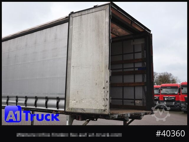 Wissellaadbak met open laadbak en zeil WECON WPR 782 SG, CODE XL, verzinkt,