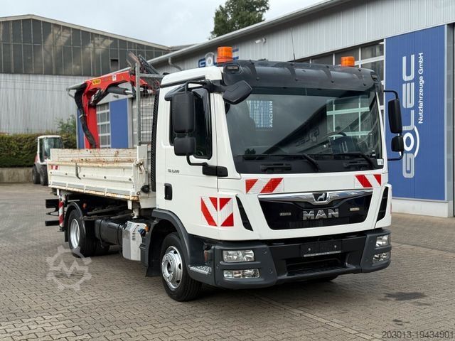 Kiepwagen MAN TGL 8.220 4x2 Kipper Kran Palfinger 7.001-K A