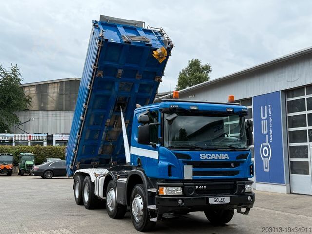 Třístranný sklápěč SCANIA P 410 8x4 Dreiseitenkipper DAUTEL