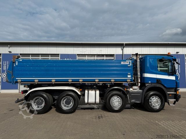 Autocarro ribaltabile SCANIA P 410 8x4 Dreiseitenkipper DAUTEL