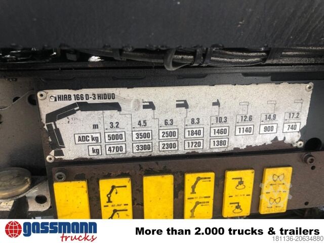 Haakarm vrachtwagen Scania Scania G 480/6x2-4, Lenk-Liftachse, Hiab Kran