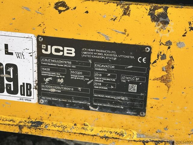 Rupsgraafmachine JCB JZ141LC