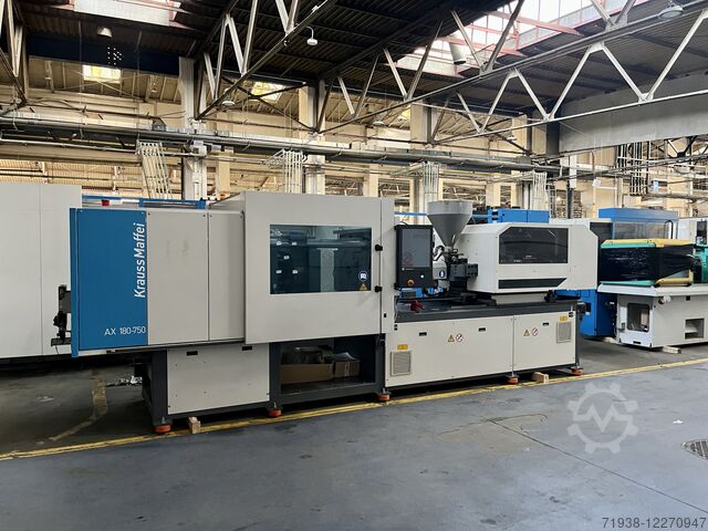 Formsprutningsmaskin KraussMaffei KM 180 - 750 AX