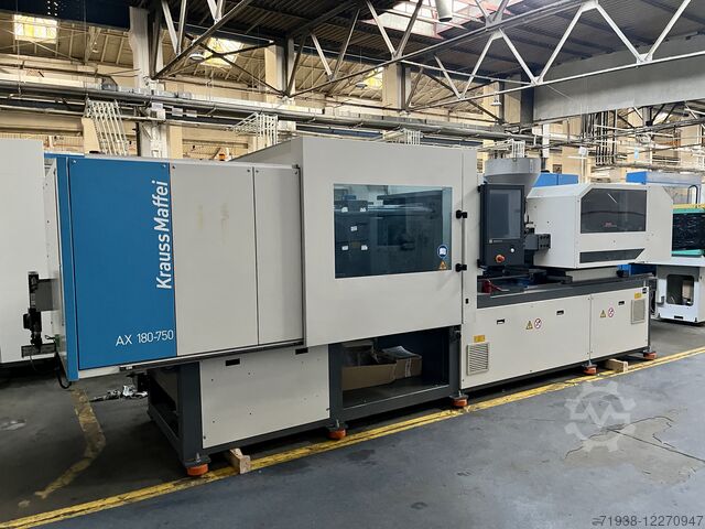 Formsprutningsmaskin KraussMaffei KM 180 - 750 AX