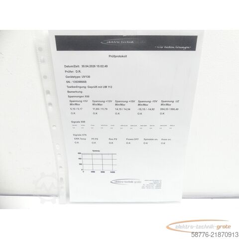 Komponent Heidenhain UV 130 ID 324 998-03 SN13939866B - generalüberh. m. 3 Mon. Gewährl.