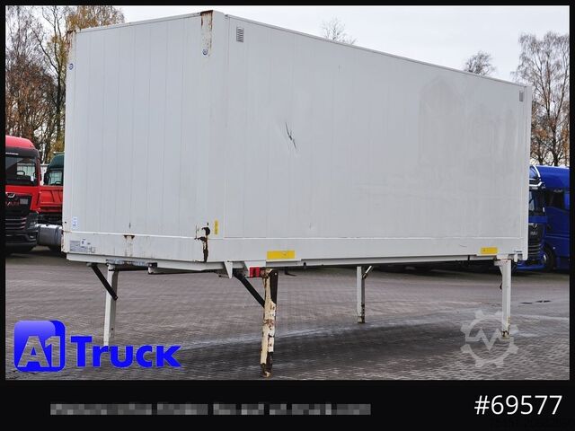 Değiştirilebilir kasa kutu yapılı KRONE BDF 7,45 Koffer, Textil 2750mm innen, 20 x vorhanden