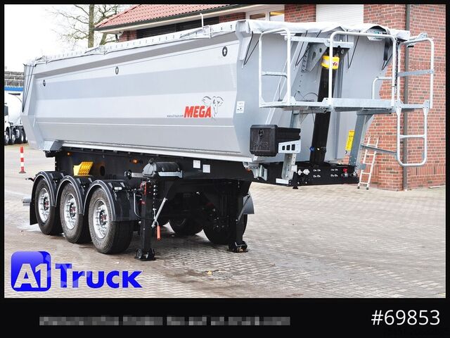 Kiperska poluprikolica REISCH Mega 25m³ Lift Stahl SAF 4X4 Allrad 1350mm