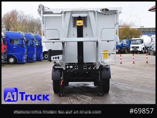 Kiperska poluprikolica REISCH Mega 25m³ Lift Stahl SAF 4X4 Allrad 1350mm