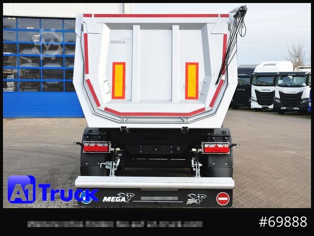 Kiperska poluprikolica REISCH Mega 28m³ Lift Stahl SAF Hardox