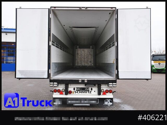Semi-remorque SCHMITZ SKO FP45, Blumenbreite, Carrier 1950.
