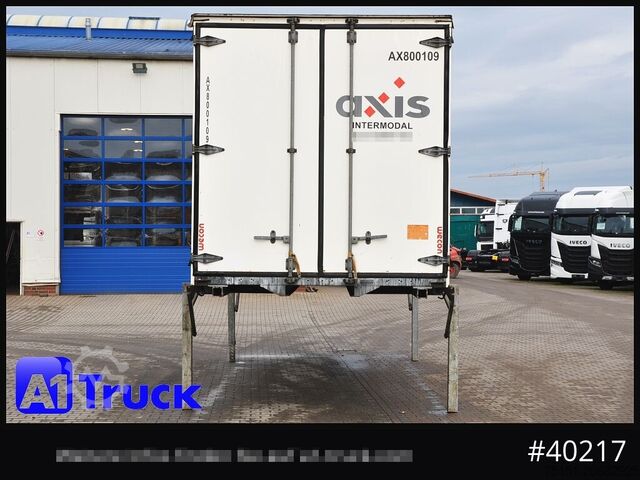 Swap body with flatbed & tarp WECON WPR 745, verzinkt, 2520 innen, Code XL