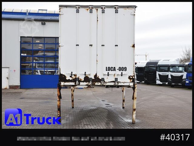 Cserélhető felépítmény platóval és ponyvával KRONE Wechselbrücke 7,45 Multilock, neutral