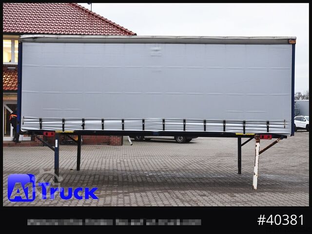 Cserélhető felépítmény platóval és ponyvával KRONE Wechselbrücke 7,45 neue Plane, Bordwand