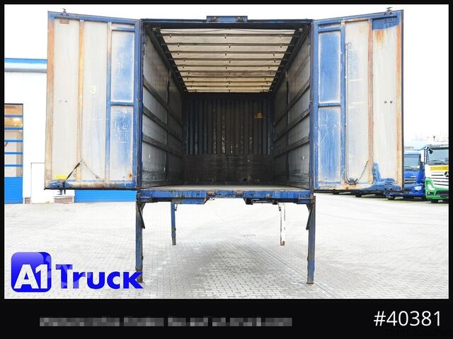 Cserélhető felépítmény platóval és ponyvával KRONE Wechselbrücke 7,45 neue Plane, Bordwand