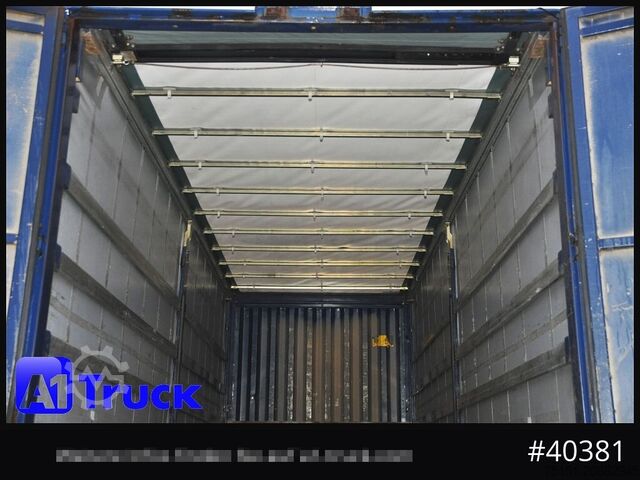 Cserélhető felépítmény platóval és ponyvával KRONE Wechselbrücke 7,45 neue Plane, Bordwand