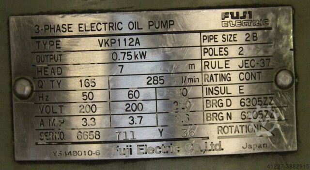 Cooling water pump Fuji VKP112A