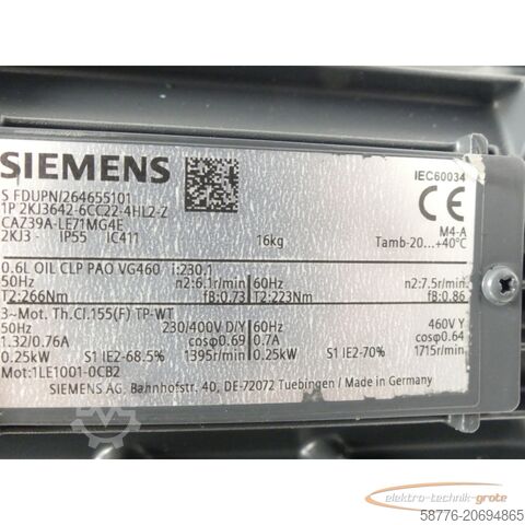 Unidad de control Siemens 2KJ3642-6CC22-4HL2 - Z FDUPN/264655101, CAZ39A-LE71MG4E