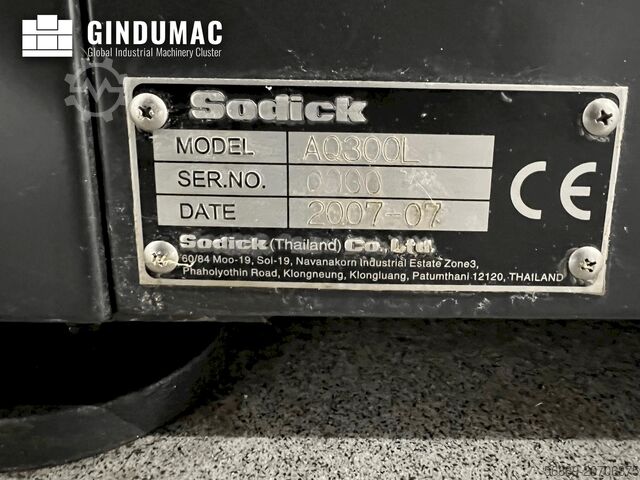 Wire EDM Machine Sodick AQ300L