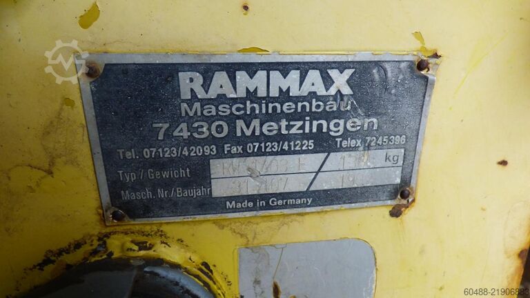 Rullo per scavi RAMMAX RW 1403 F