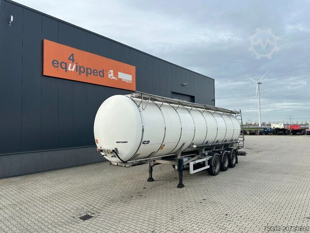 Citerne alimentaire Van Hool FOOD / 39.000L / 3-COMP / INOX / NL-trailer / A...