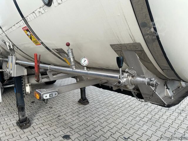 Cisterna za hranu Van Hool FOOD / 39.000L / 3-COMP / INOX / NL-trailer