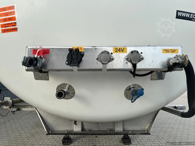 Cisterna za hranu Van Hool FOOD / 39.000L / 3-COMP / INOX / NL-trailer