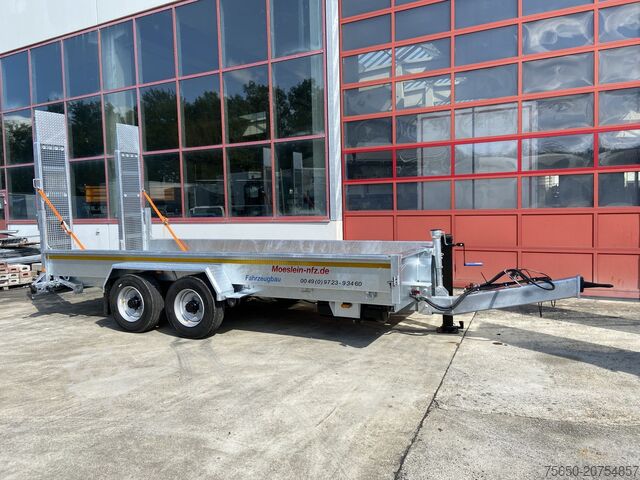 Naczepa niskopodwoziowa Möslein TT 11-E 5,50 - 2 Tandemtieflader5,50 m x 2 m, Feuerverzinkt