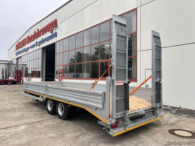 Dieplader oplegger Möslein TTT 11- 7,28 Neuer Tandemtieflader, 7,28 m Ladefläche