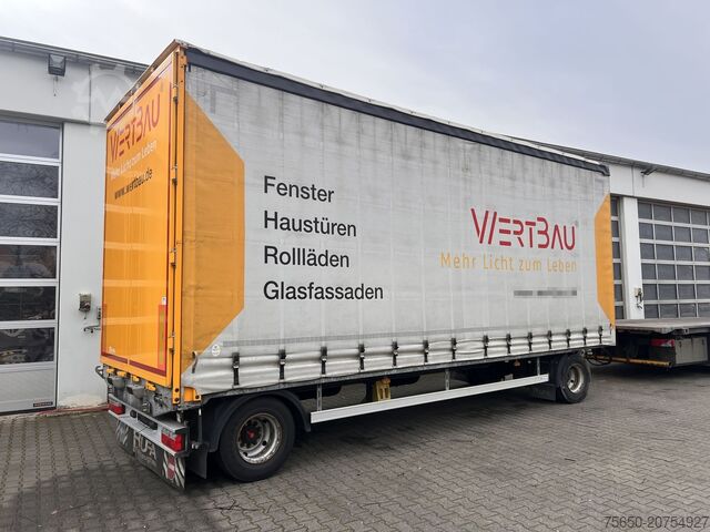 Otwarta przyczepa z plandeką RUFA DHC 18-22 2 Achs Jumbo- Planenanhänger