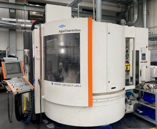 Uniwersalne centrum obróbcze MIKRON HSM 600 U PROD MOD