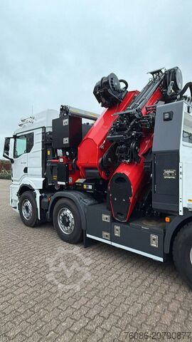 Vrachtwagen met kraan MAN TGS IN ARRIVAL/ COMING IN!!!  TGS 35.520!!NEW/N...