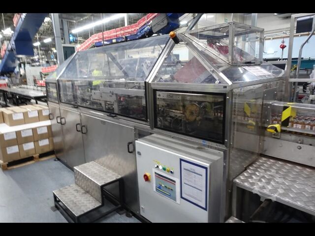 Used STORK minature line fro glass & PET 200 BPM Krones 