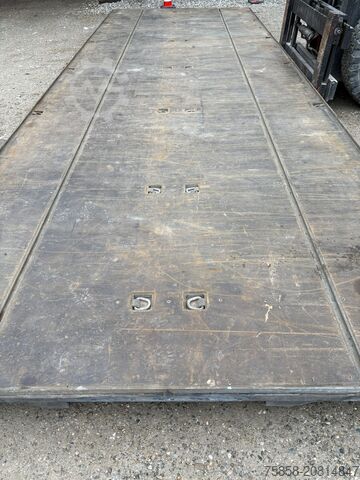 πλατφόρμα εναλλασσόμενης καρότσας Wecon verzinkte Plattform 28 Zurringe