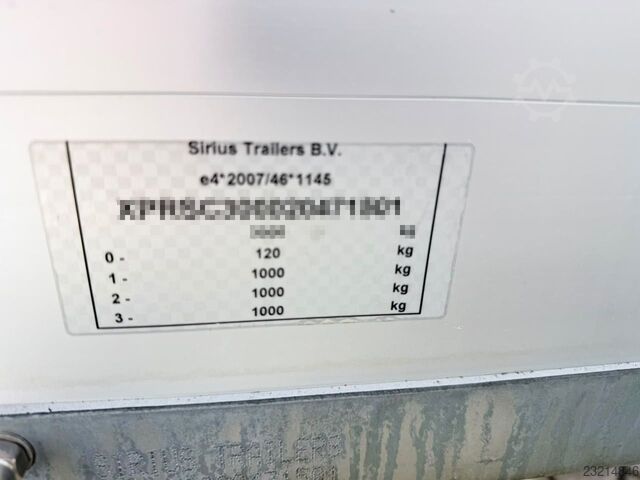 Hästtransportsläp SIRIUS 2 Pferde große Sattelkammer