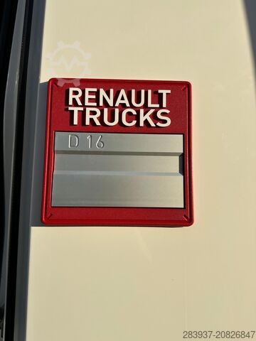 φορτηγό πλατφόρμα με μουσαμά Renault D 16