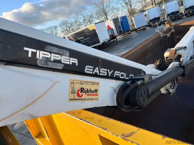 Φορτηγό γερανού DAF CF 360 FAN Kipper knijperwagen