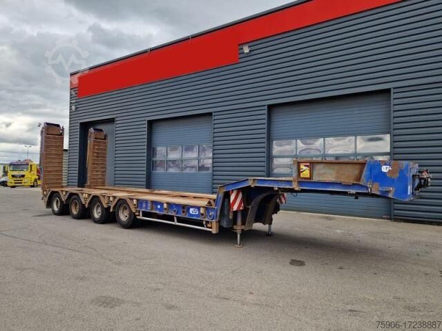 Semi-reboque PORTE ENGINS 4 ESSIEUX