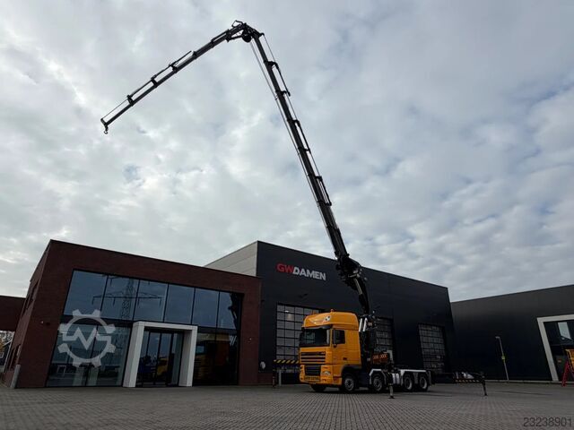 DAF XF 105 510 8x4 Effer 1355/8S, braț auxiliar 6S, retarder DAF XF 105 510 8x4 Effer 1355/8S Jib 6S Retarder