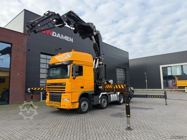 DAF XF 105 510 8x4 Effer 1355/8S, braț auxiliar 6S, retarder DAF XF 105 510 8x4 Effer 1355/8S Jib 6S Retarder